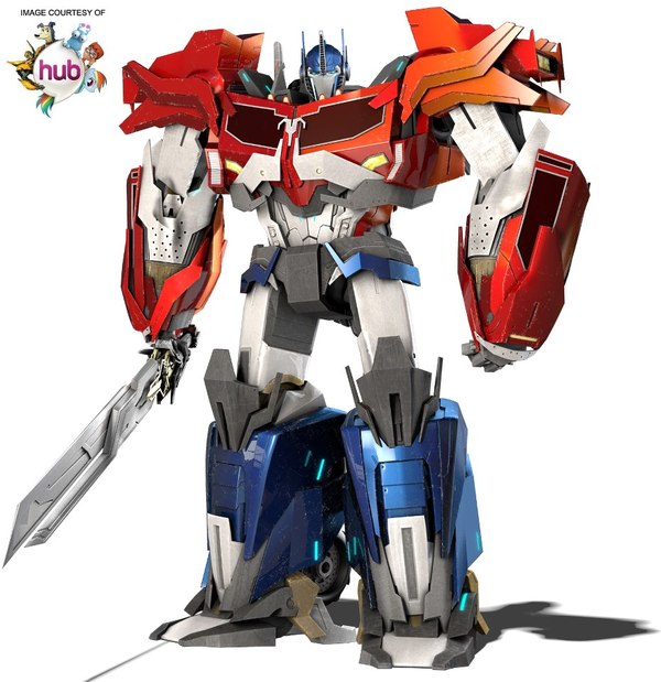 Official Image Of Reformatted Beast Hunters Optimus Prime From Transformers Prime Season 3 (1 of 1)